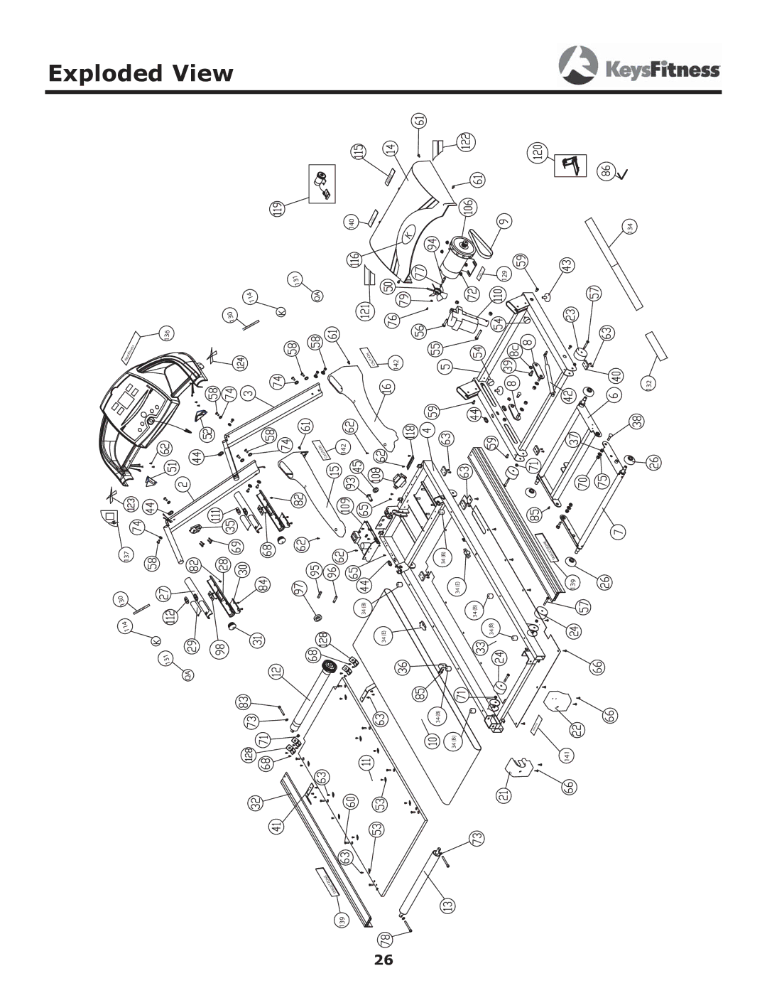 Image Keys 4600T owner manual Exploded View 