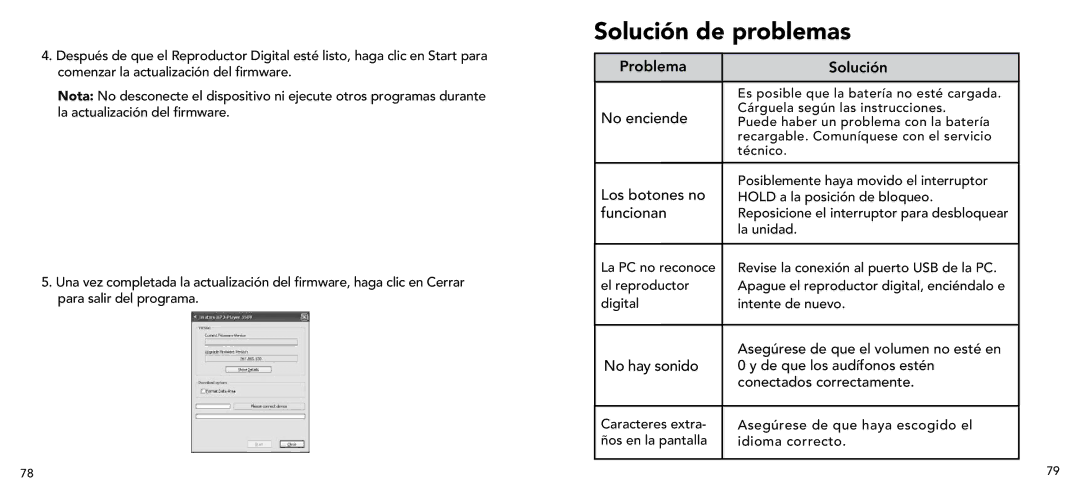 Imation 3503 user manual Solución de problemas 