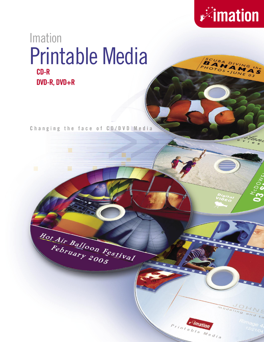 Imation DVD Player manual Printable Media 