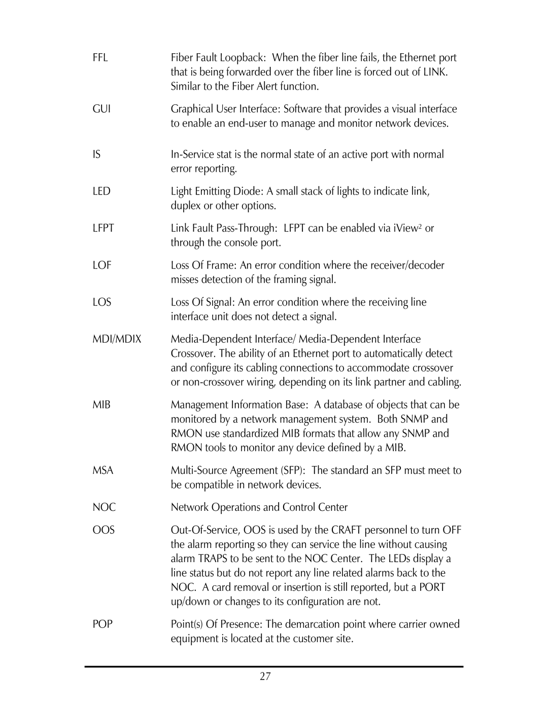 IMC Networks IE-IMCV-T1-MUX/4 operation manual Led 