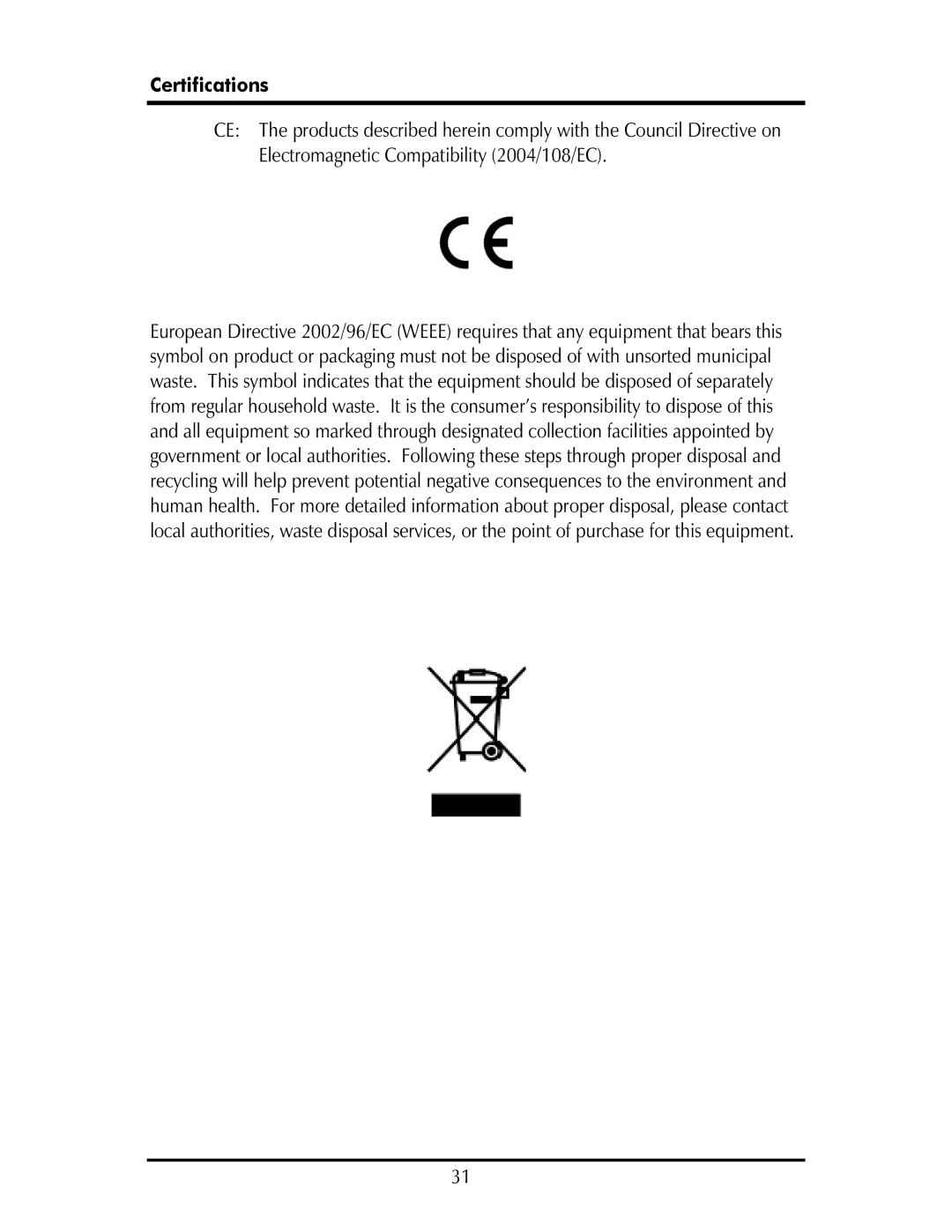 IMC Networks MOR-F-632-120-EB82 operation manual Certifications 