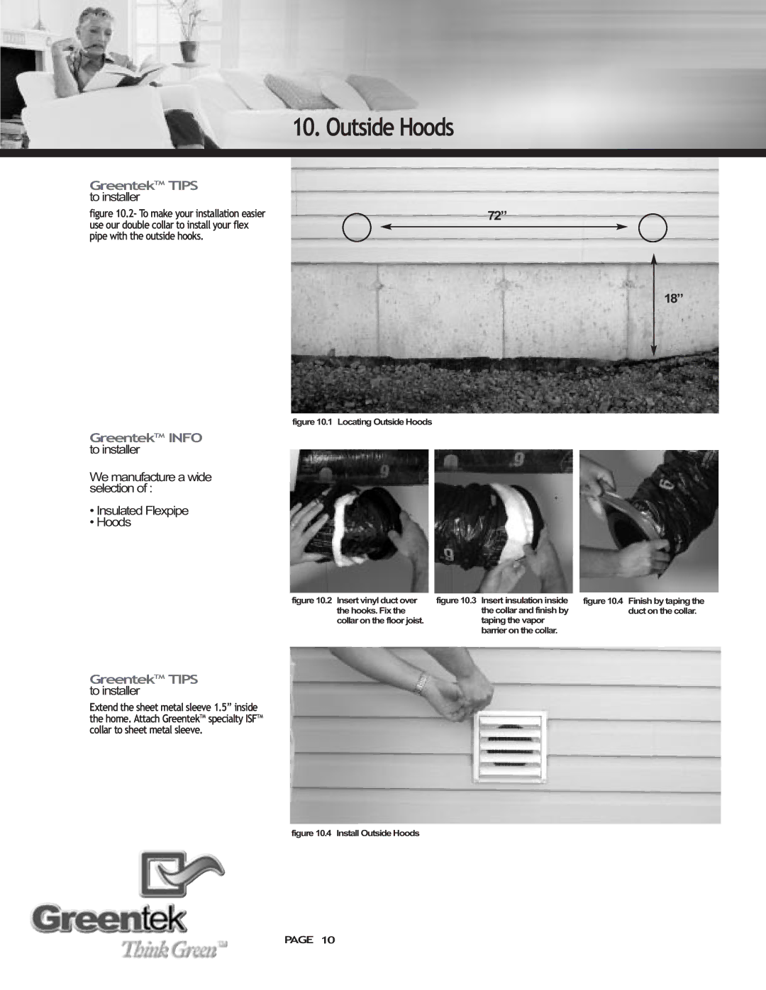 Imperial SHMTM manual Outside Hoods, We manufacture a wide selection Insulated Flexpipe Hoods 