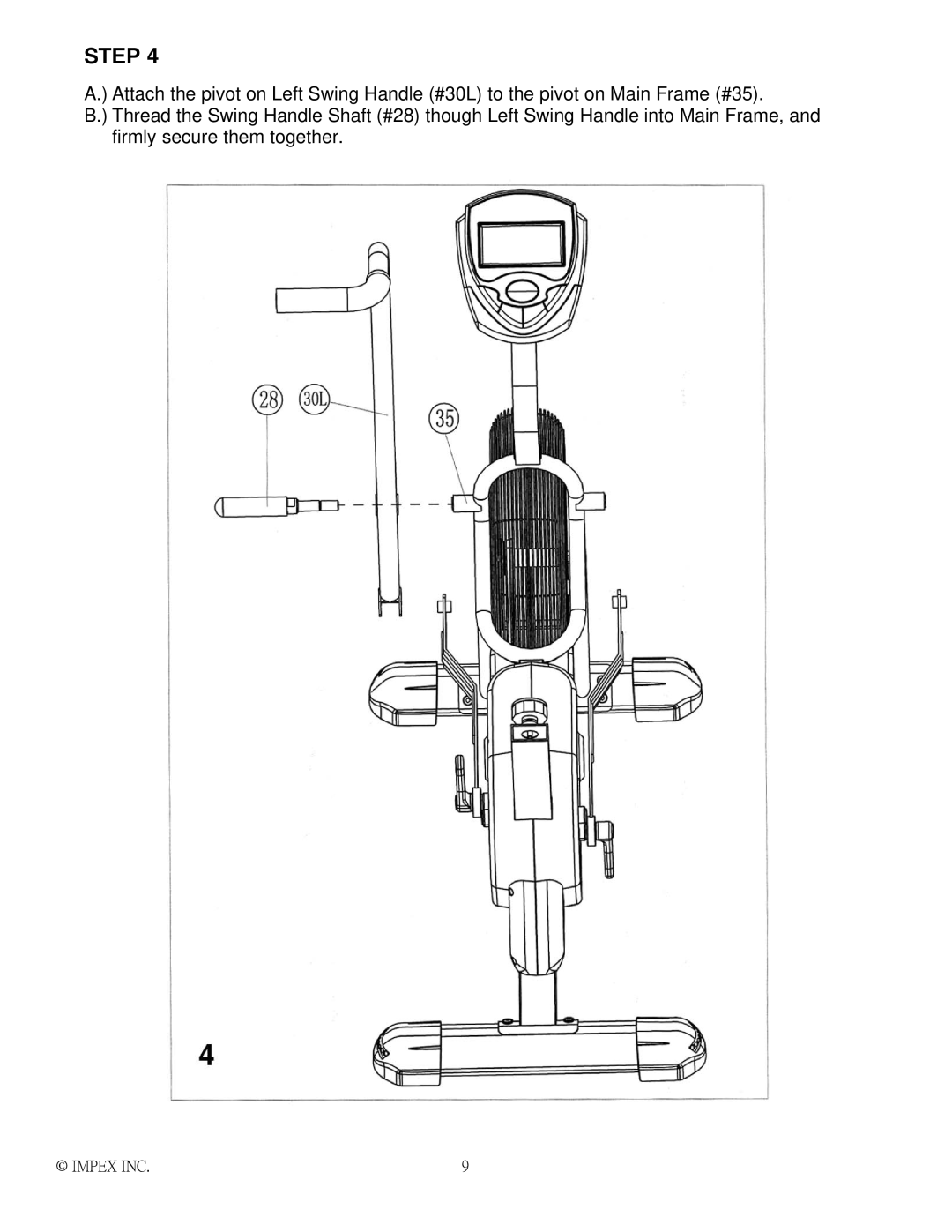 Impex AIR-1 manual Step 