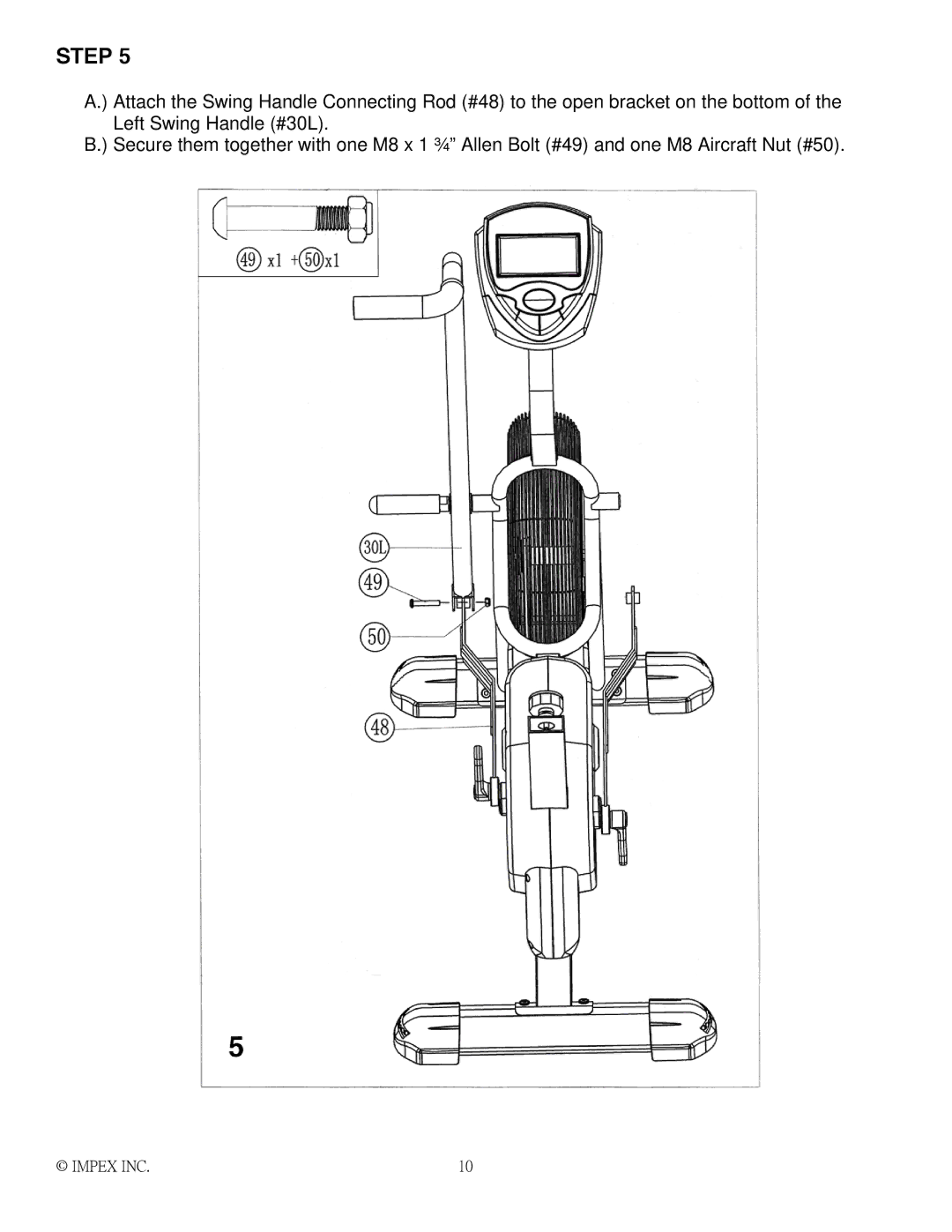 Impex AIR-1 manual Step 