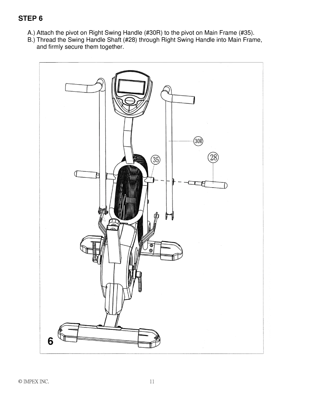 Impex AIR-1 manual Step 