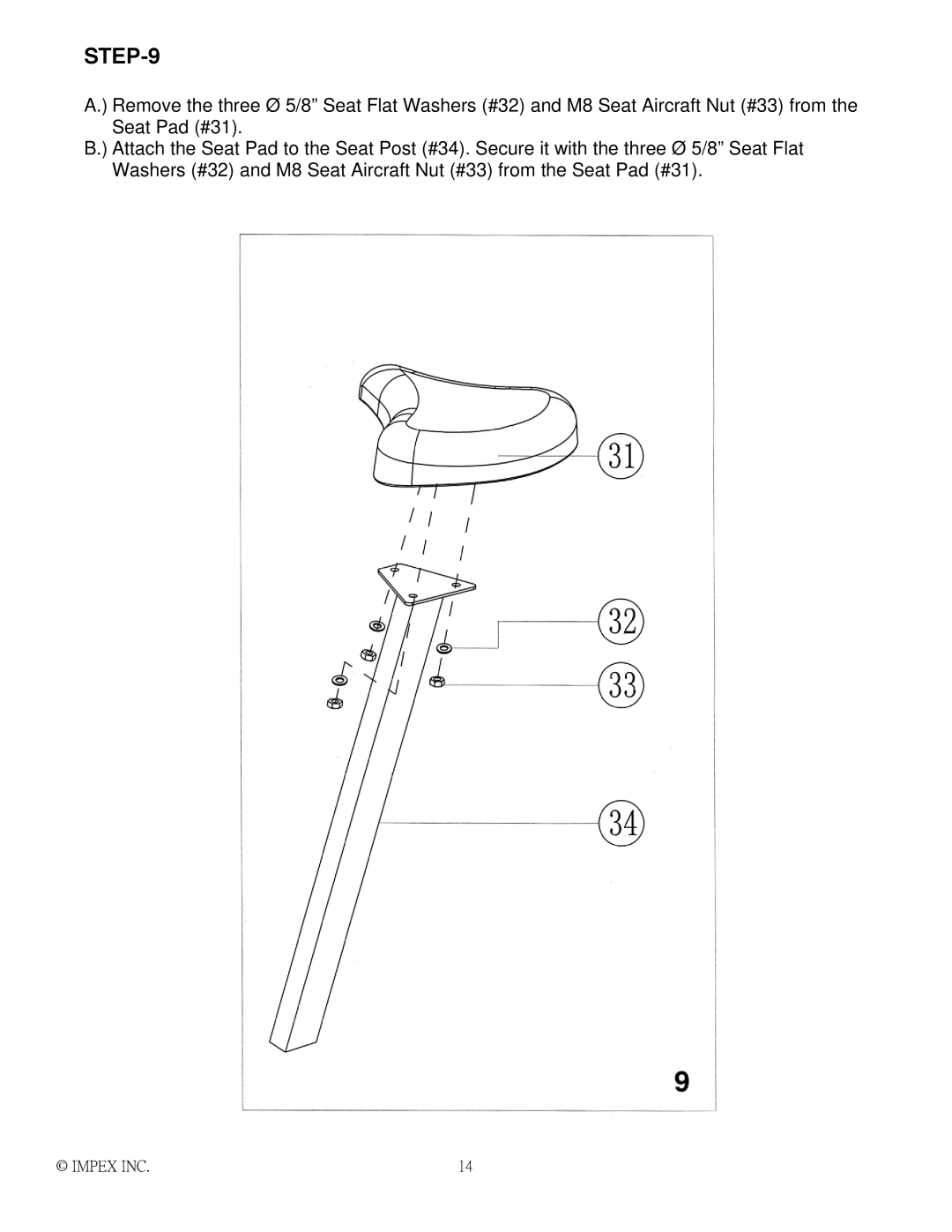 Impex AIR-1 manual Impex INC 