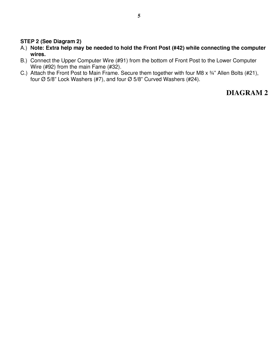 Impex BF-1201 manual See Diagram 