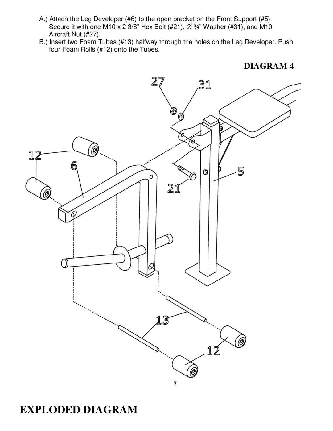 Impex CB-200 manual Exploded Diagram 