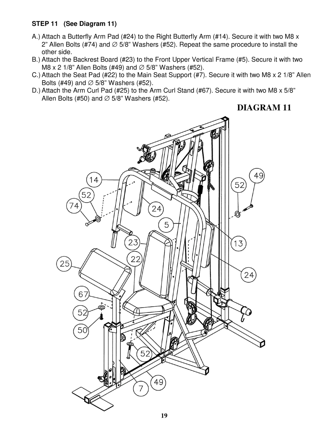 Impex CG 1400 manual See Diagram 