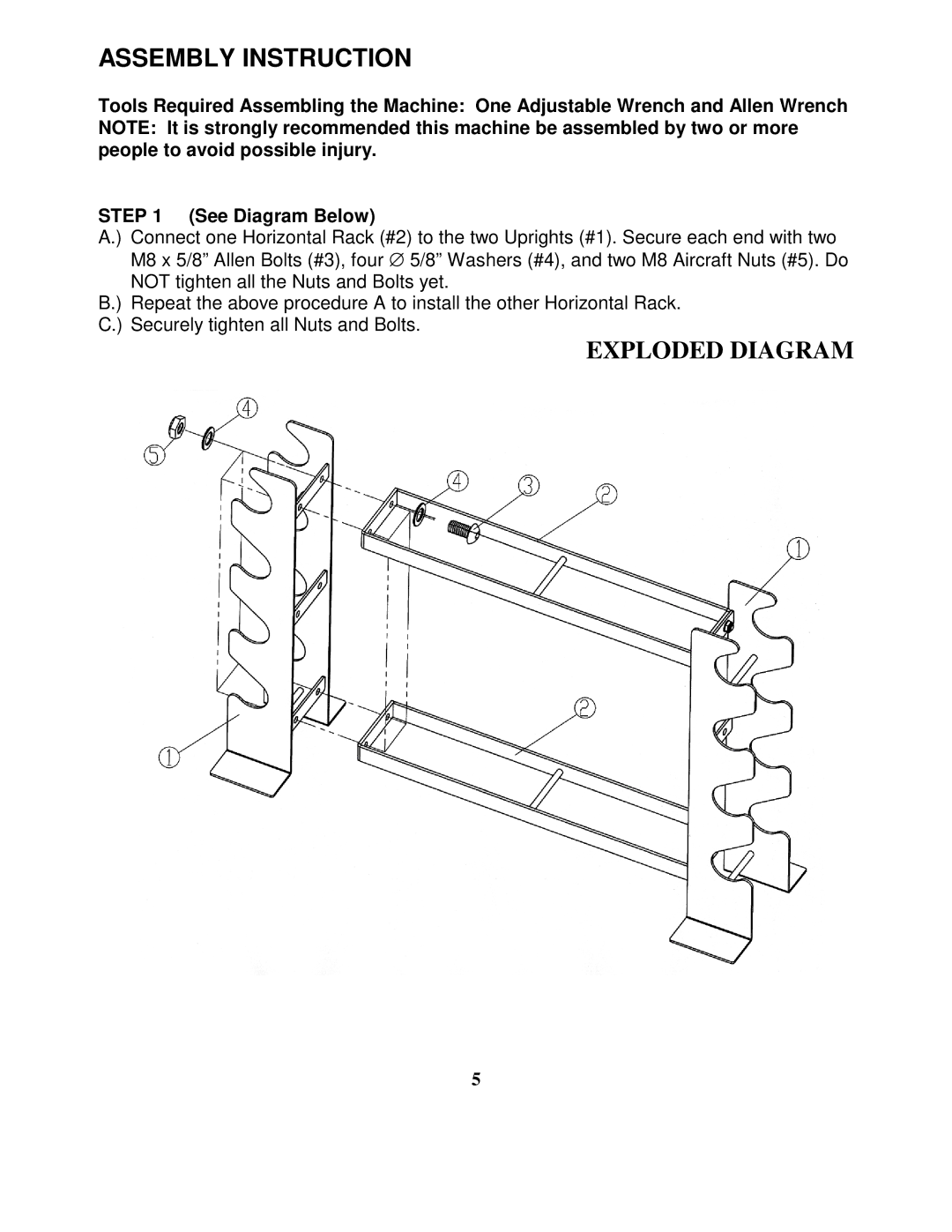 Impex DBR-56 manual Assembly Instruction 