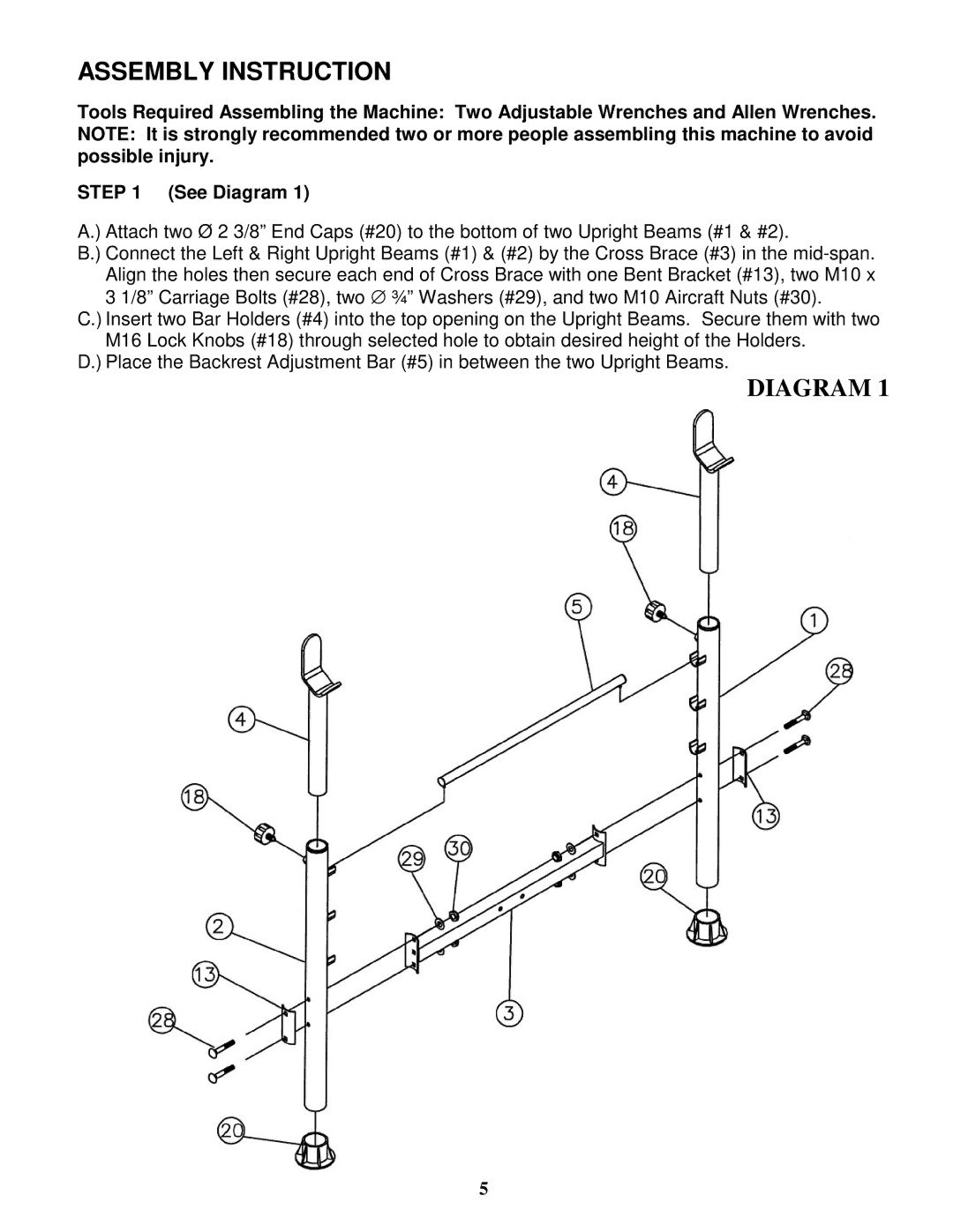 Impex EVE-720 manual Assembly Instruction 