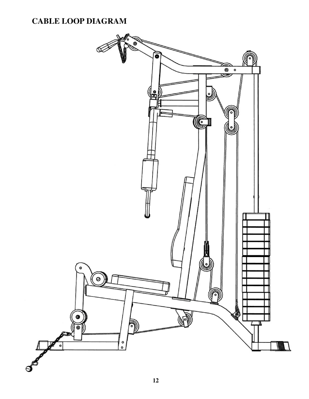 Impex EVE-900 manual Cable Loop Diagram 