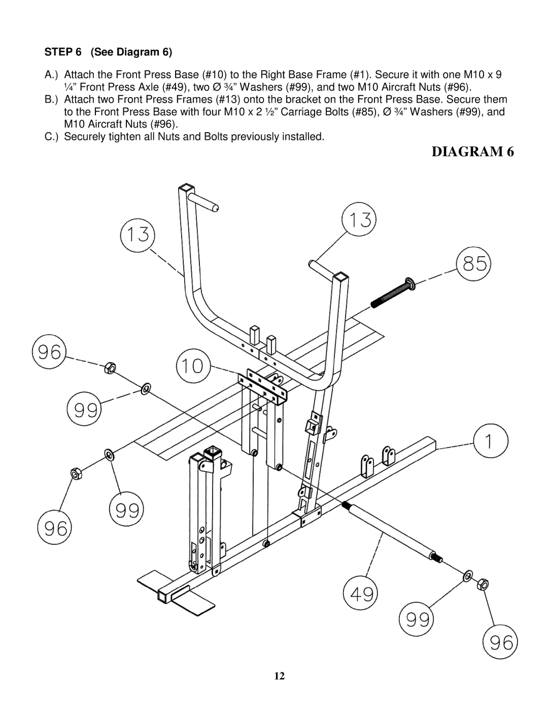 Impex GS 99 manual Diagram 