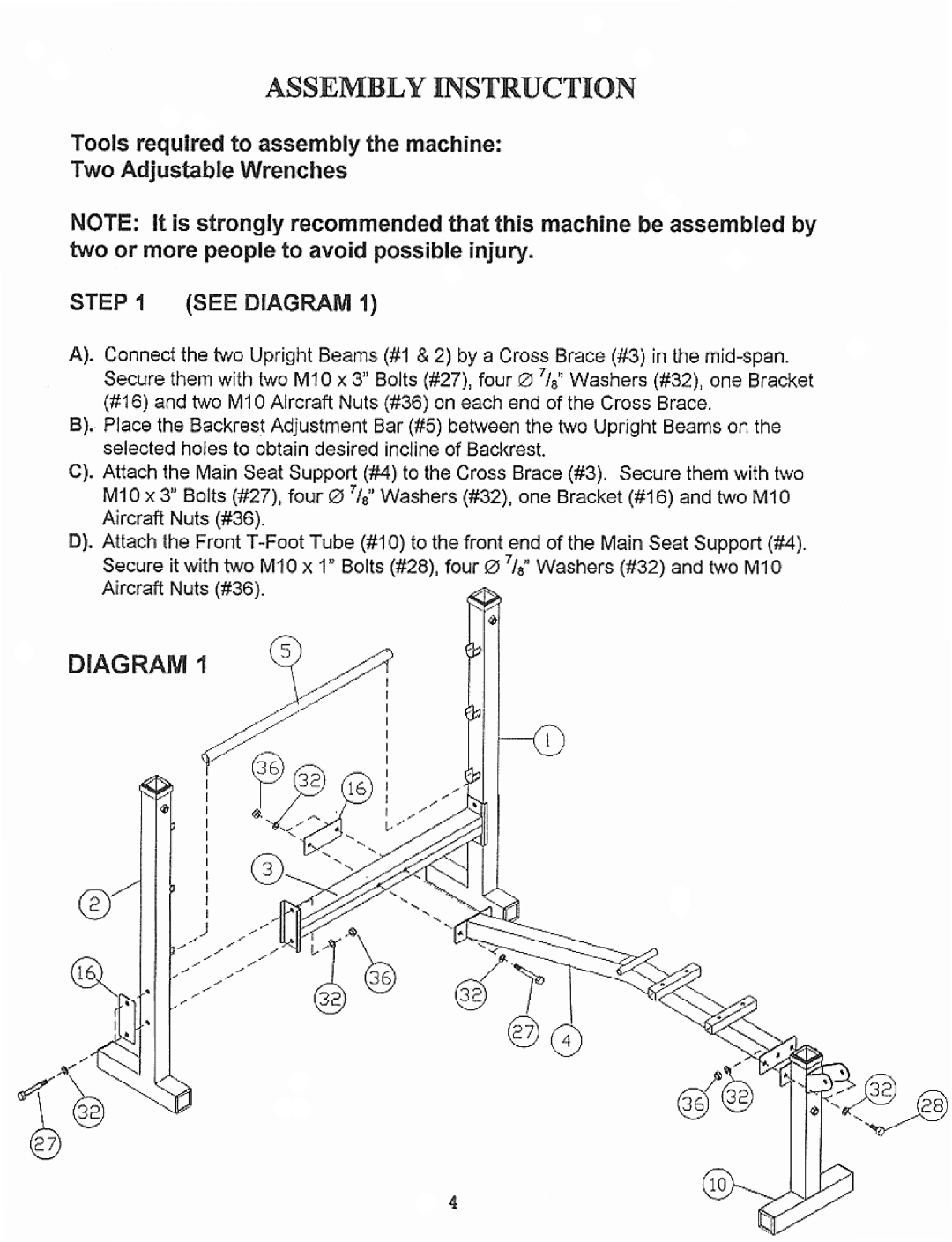 Impex 196, Home Gym, CB 555 manual 