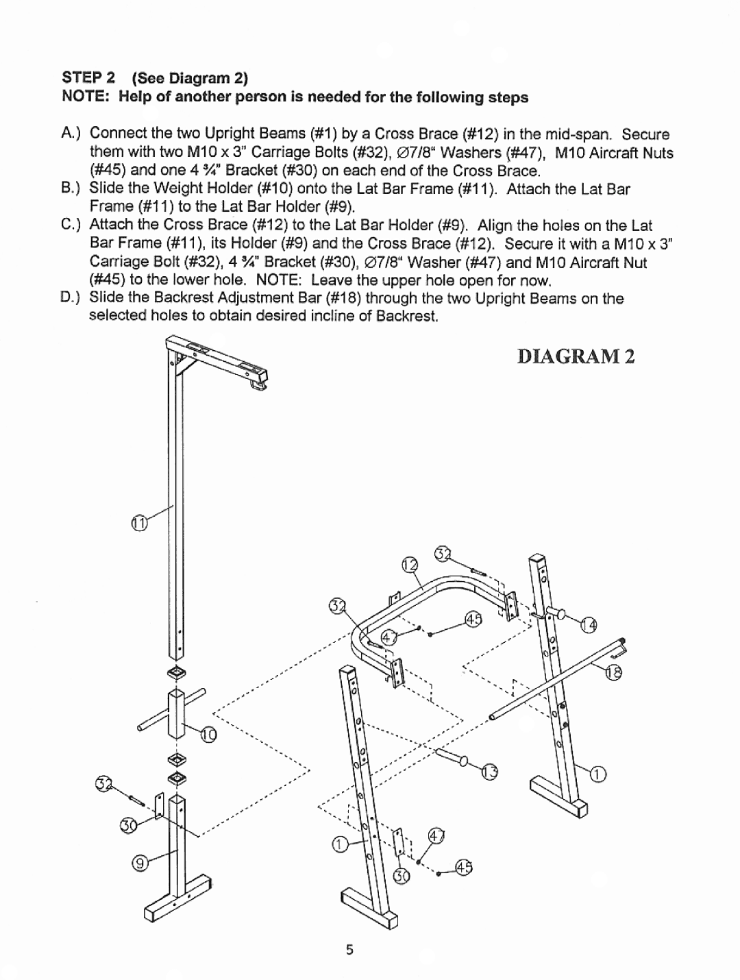 Impex Home Gym, CB 555, 196 manual 