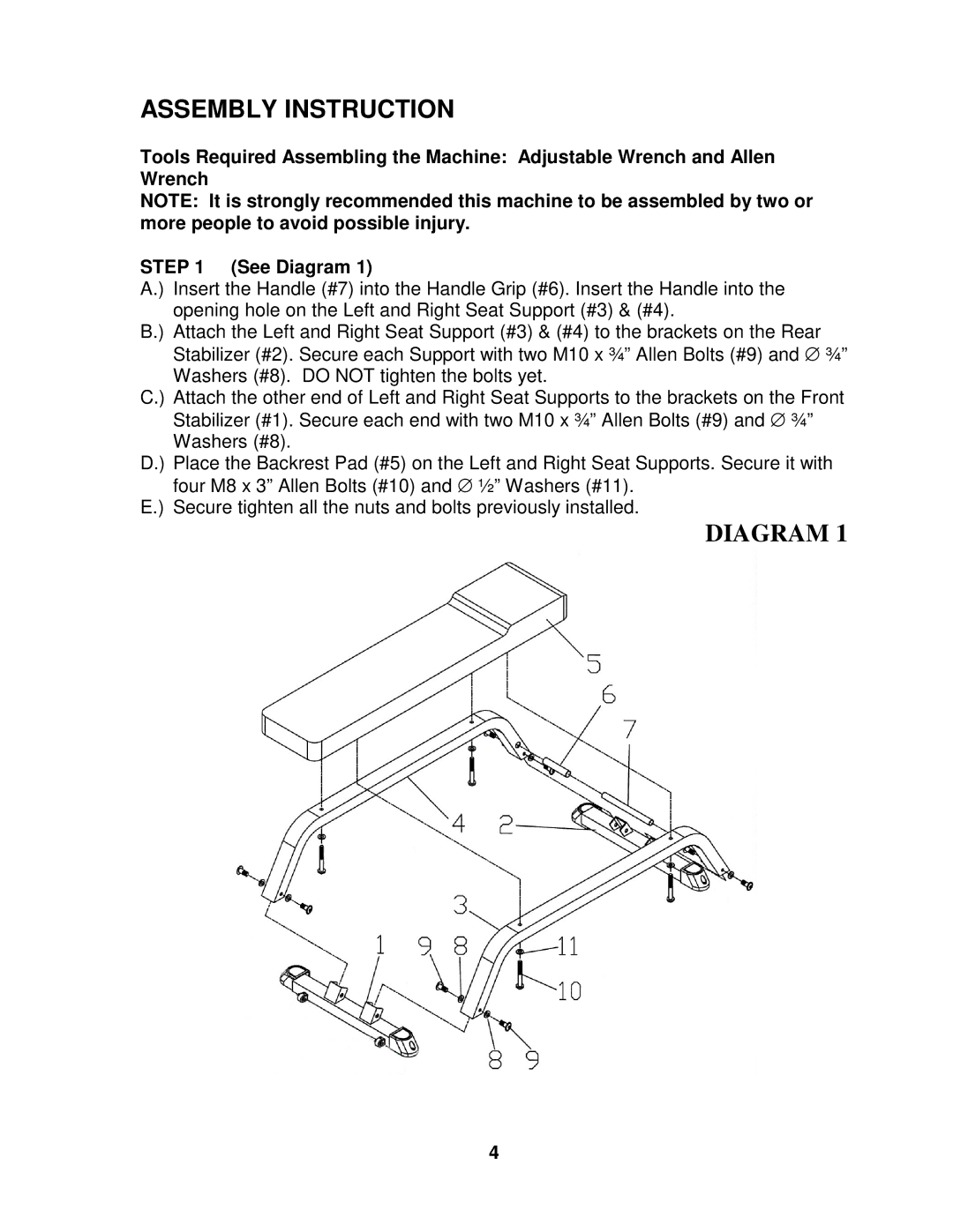 Impex IGS-01 manual Assembly Instruction 