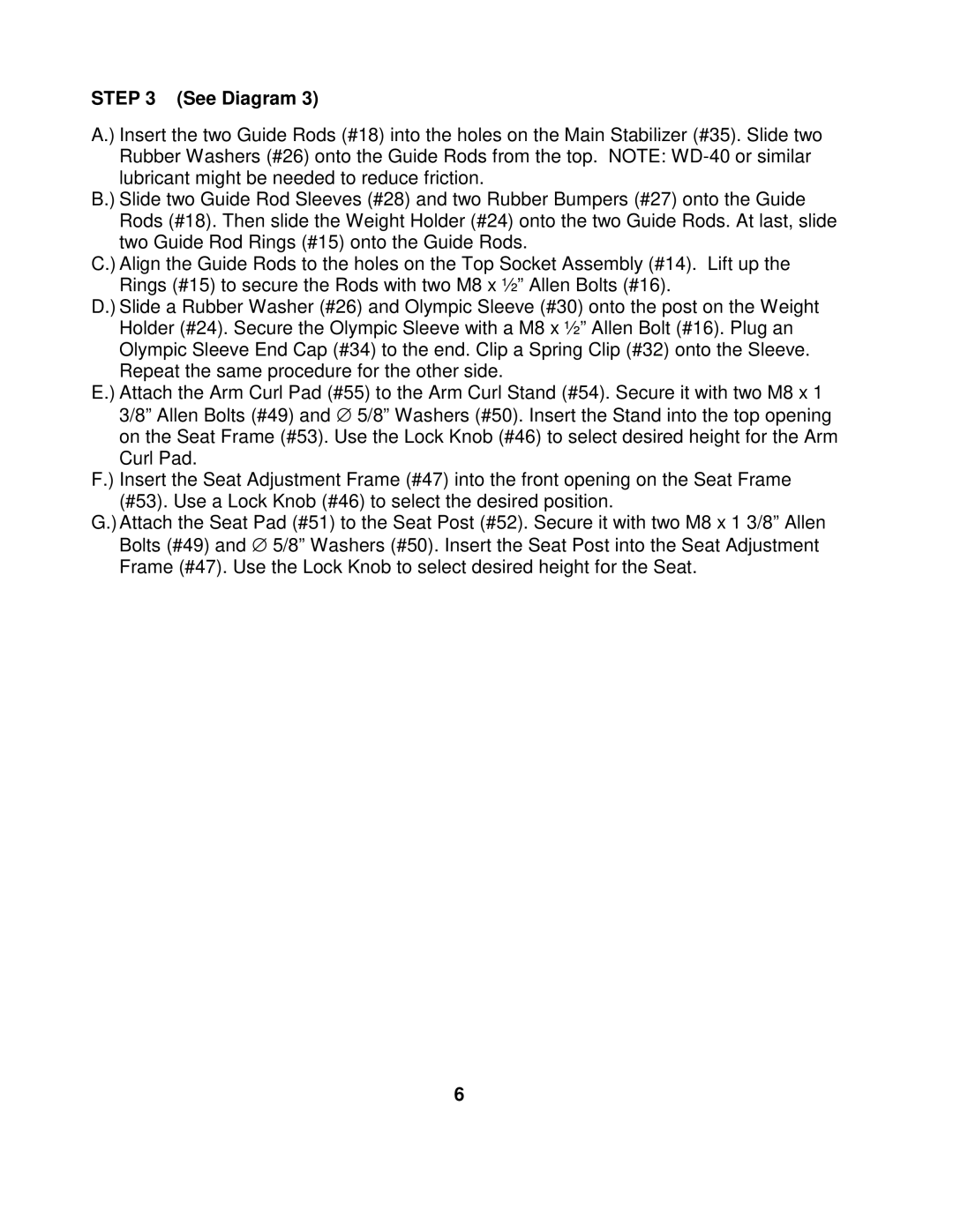 Impex IGS-07 manual See Diagram 