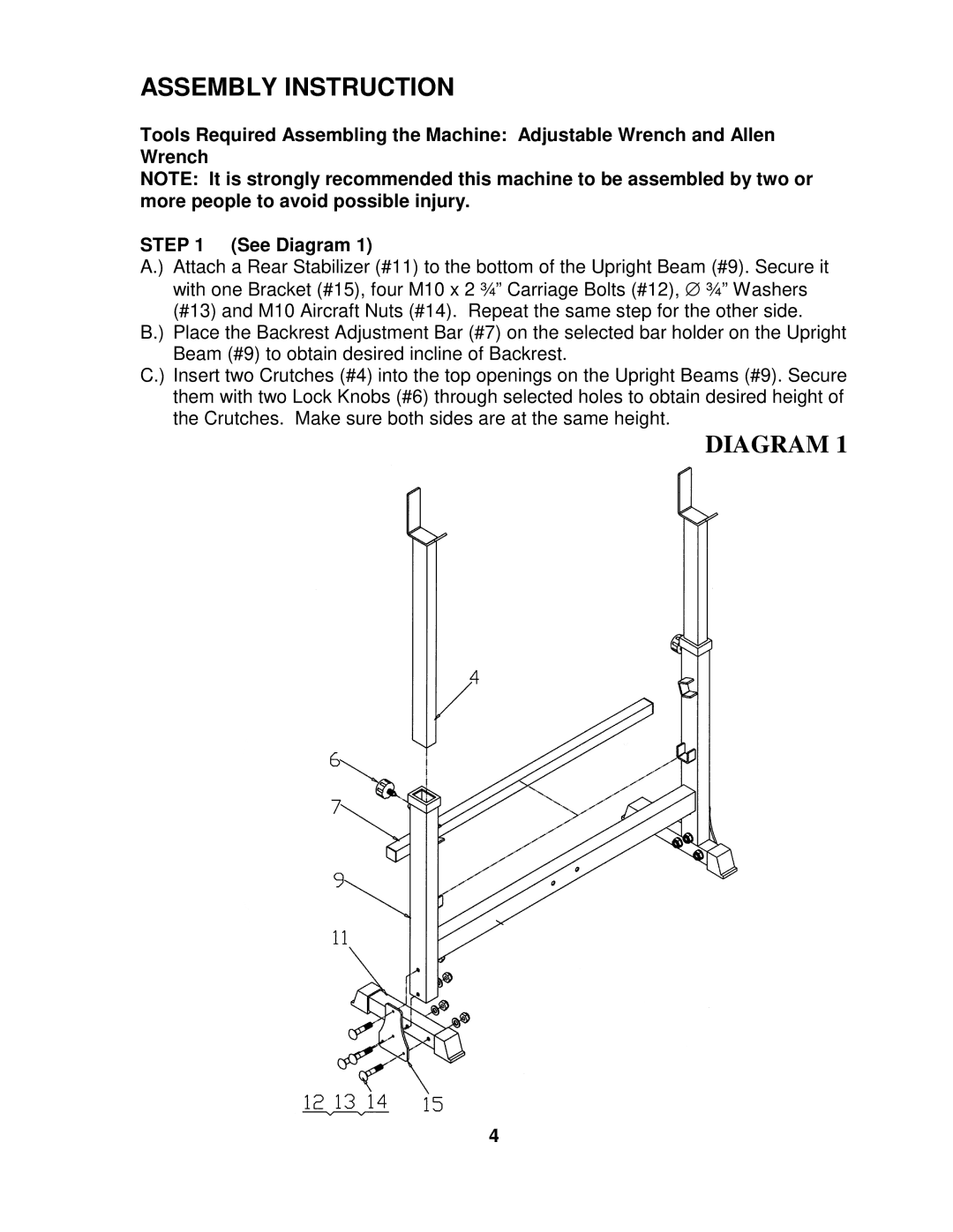 Impex IGS-09 manual Assembly Instruction 