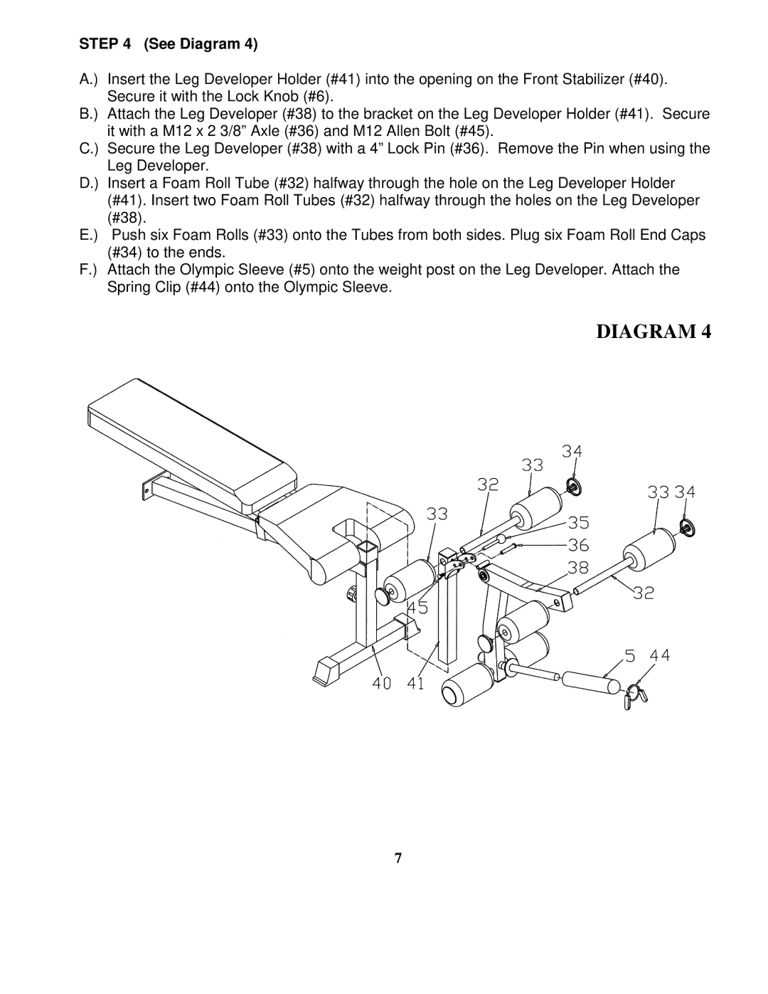 Impex IGS-09 manual Secure it with the Lock Knob #6 