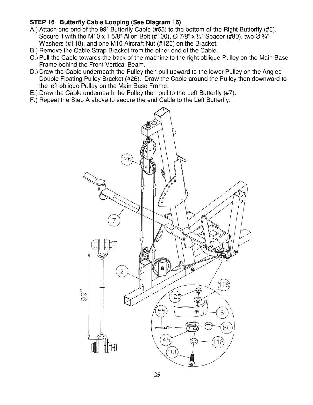 Impex IGS 16 manual Butterfly Cable Looping See Diagram 