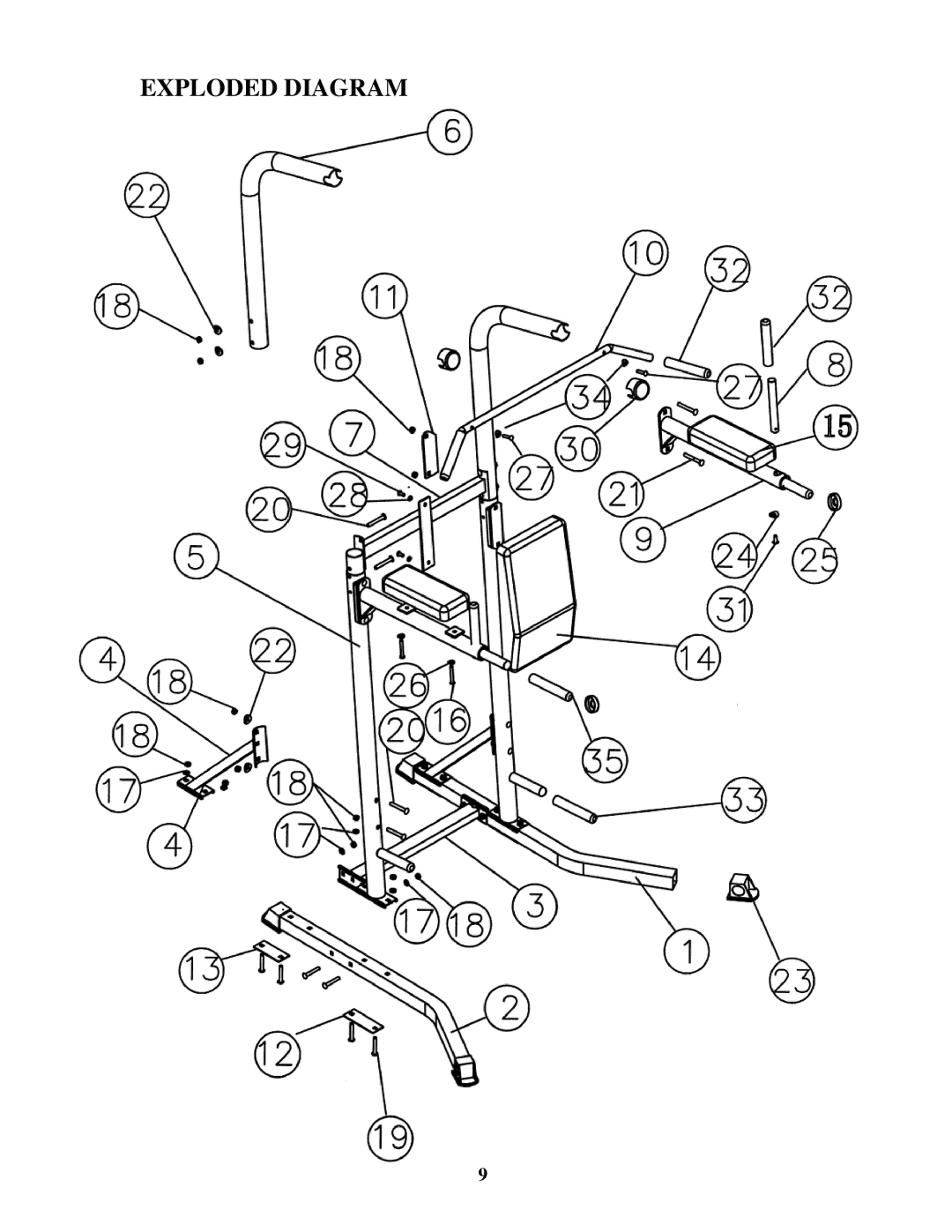 Impex IGS-2110 manual Exploded Diagram 