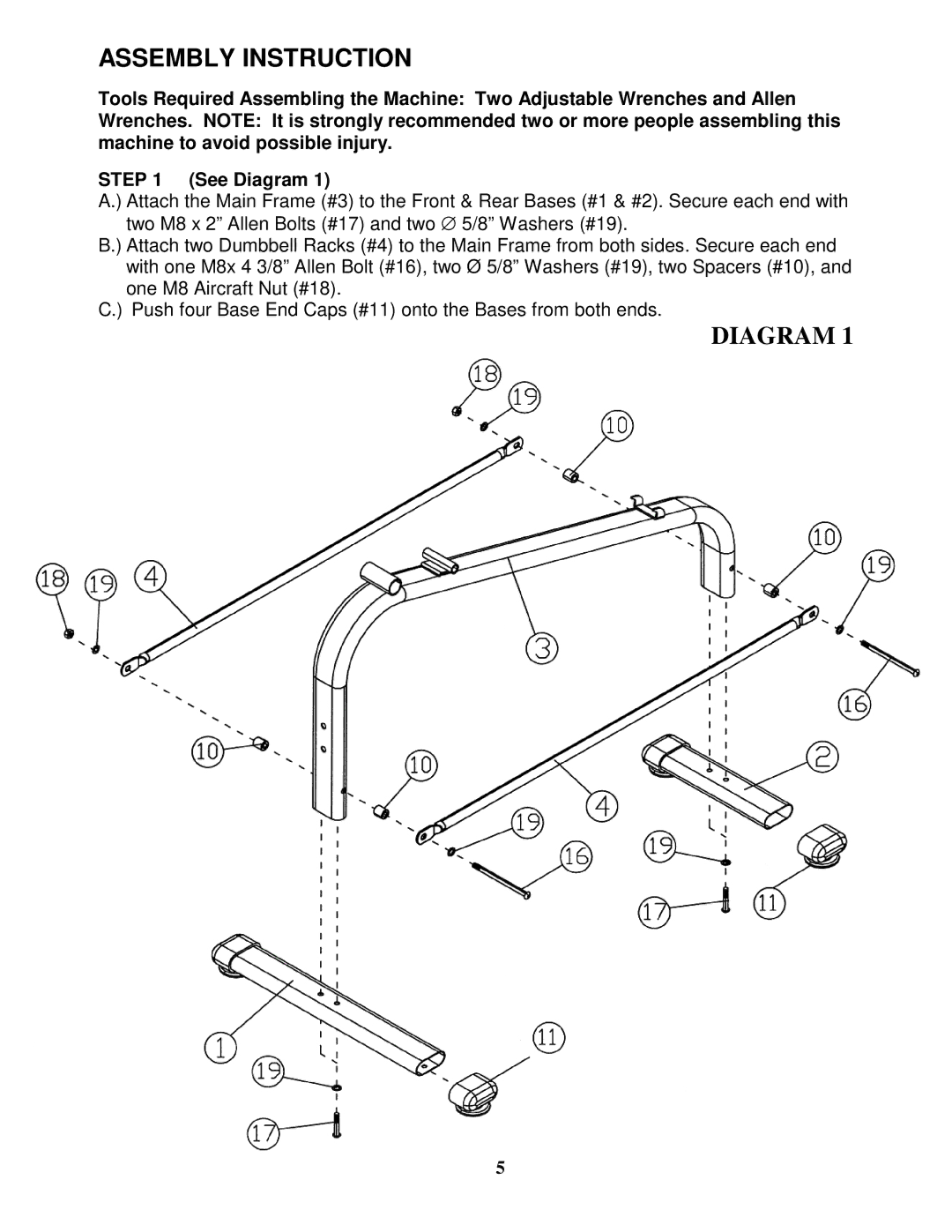 Impex IGS-412 manual Assembly Instruction 