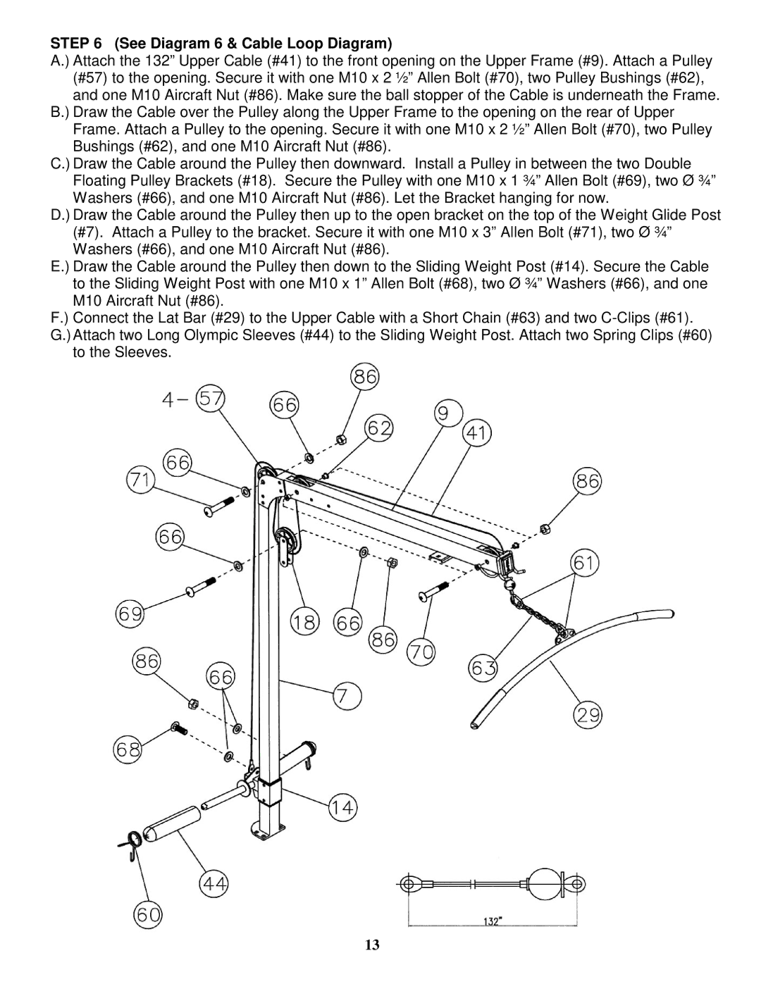 Impex IGS-4350 manual See Diagram 6 & Cable Loop Diagram 