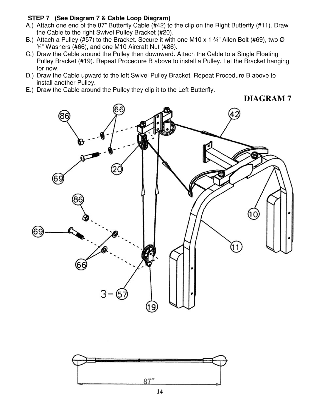 Impex IGS-4350 manual See Diagram 7 & Cable Loop Diagram 