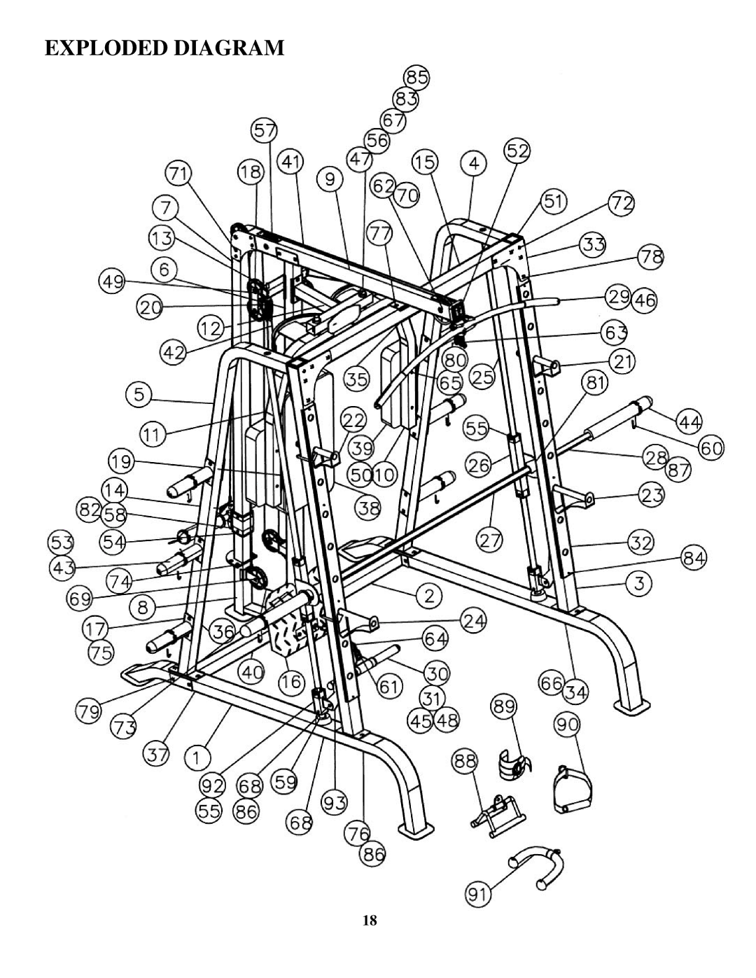 Impex IGS-4350 manual Exploded Diagram 