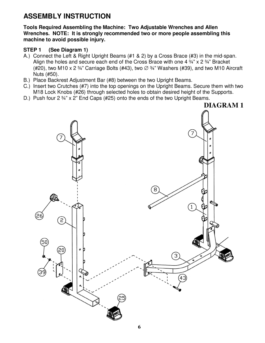 Impex IGS-5683 manual Assembly Instruction 