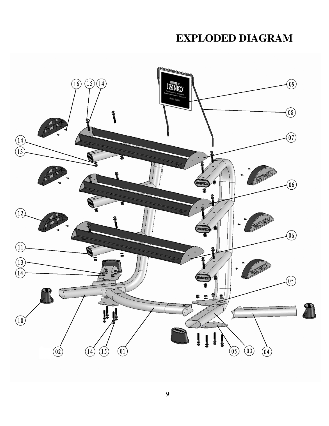 Impex IVK-402 manual Exploded Diagram 