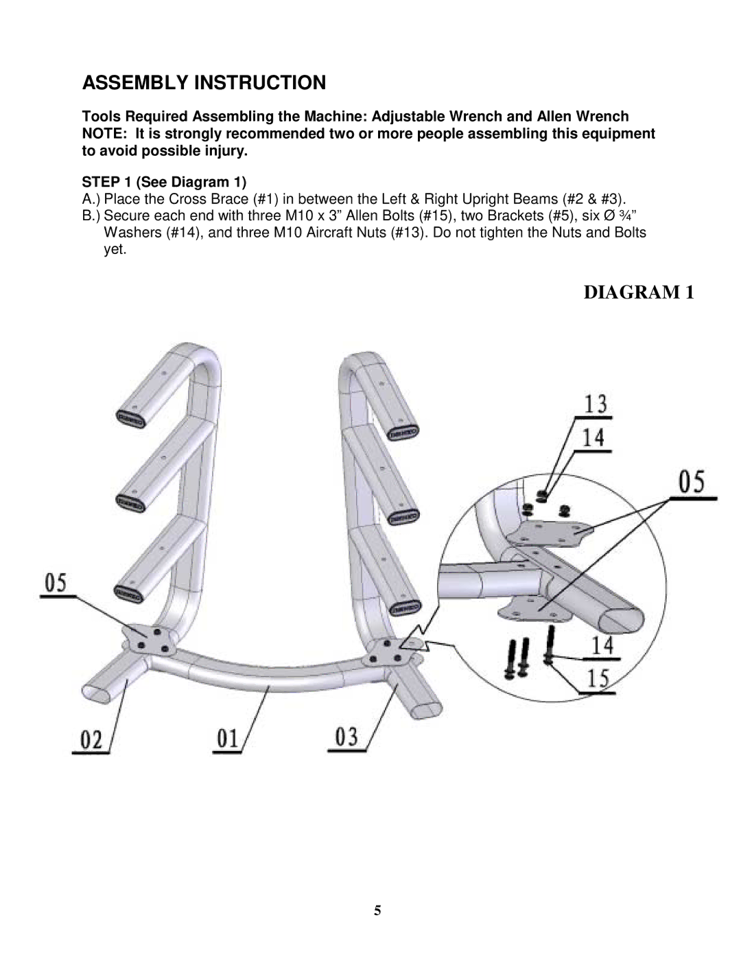 Impex IVK-402 manual Assembly Instruction, Diagram 