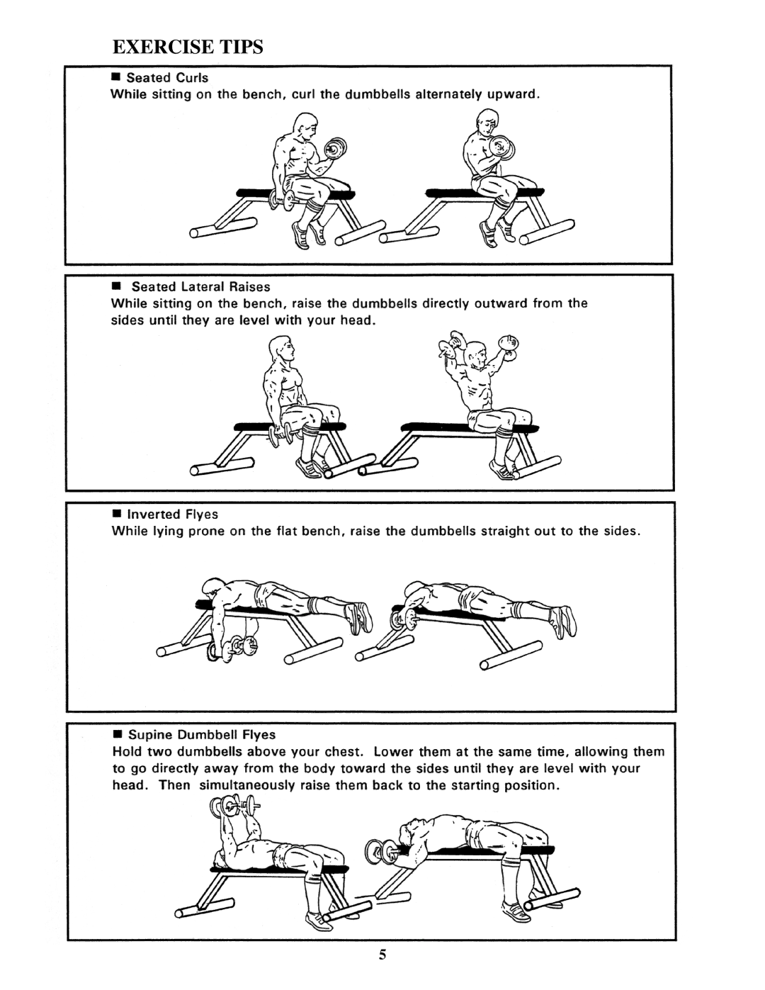 Impex JD 2 manual Exercise Tips 