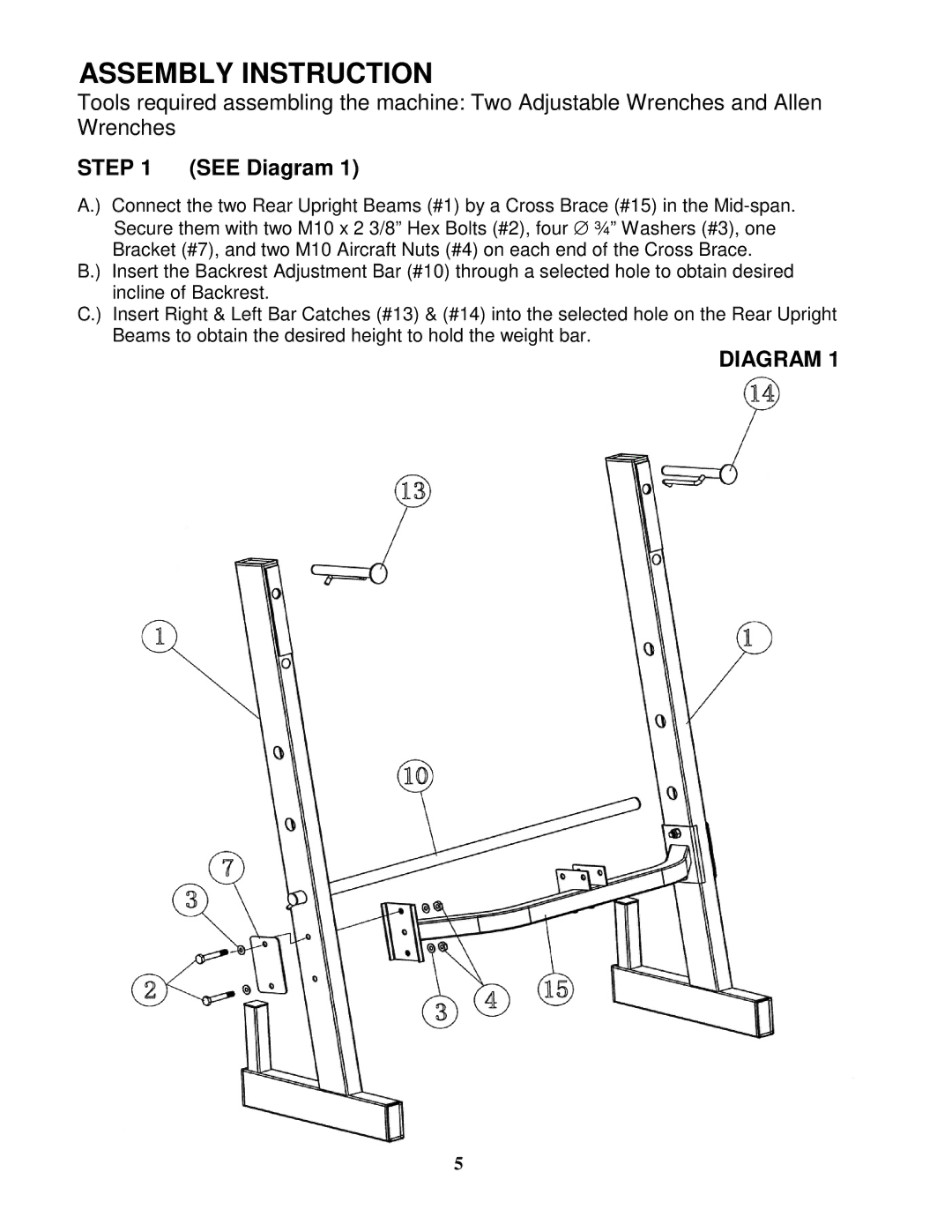 Impex MCB-346 manual Assembly Instruction 