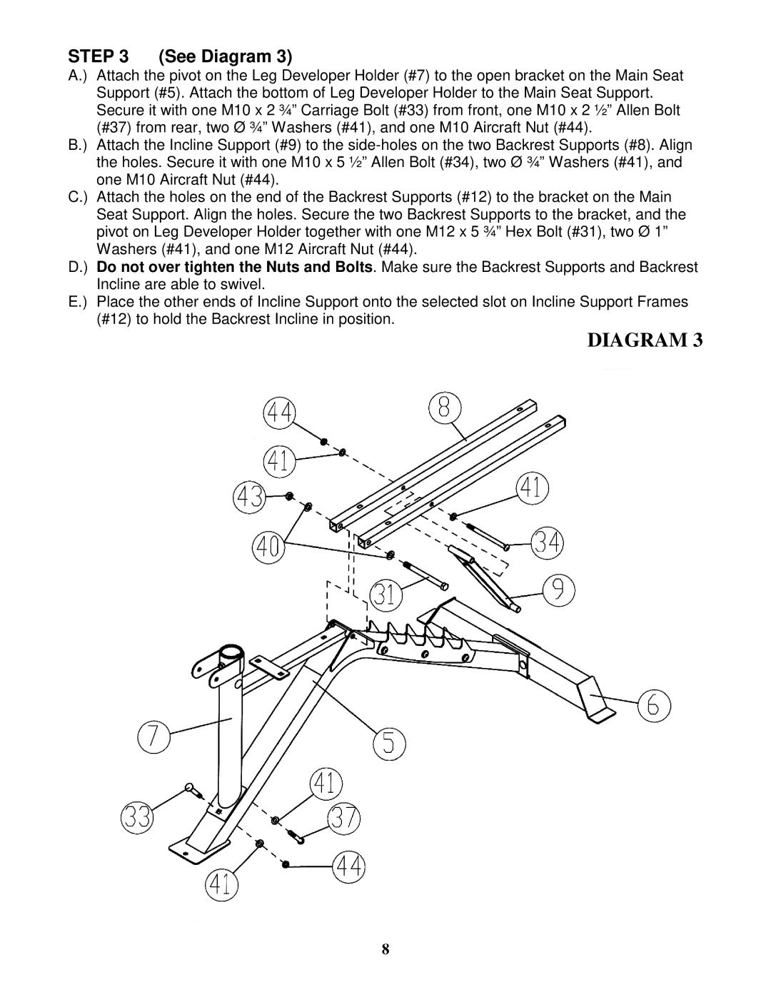 Impex MCB-849 manual Diagram 