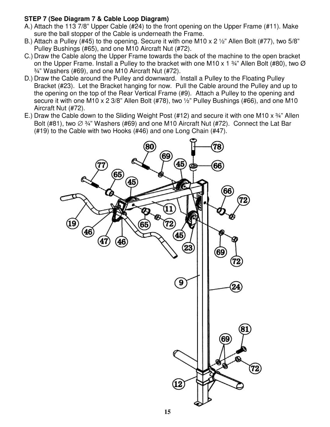 Impex MD-11.0 manual See Diagram 7 & Cable Loop Diagram 