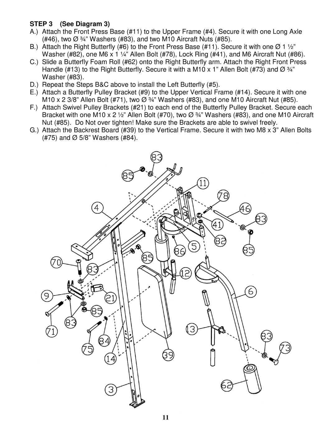 Impex MD-2109 manual See Diagram 