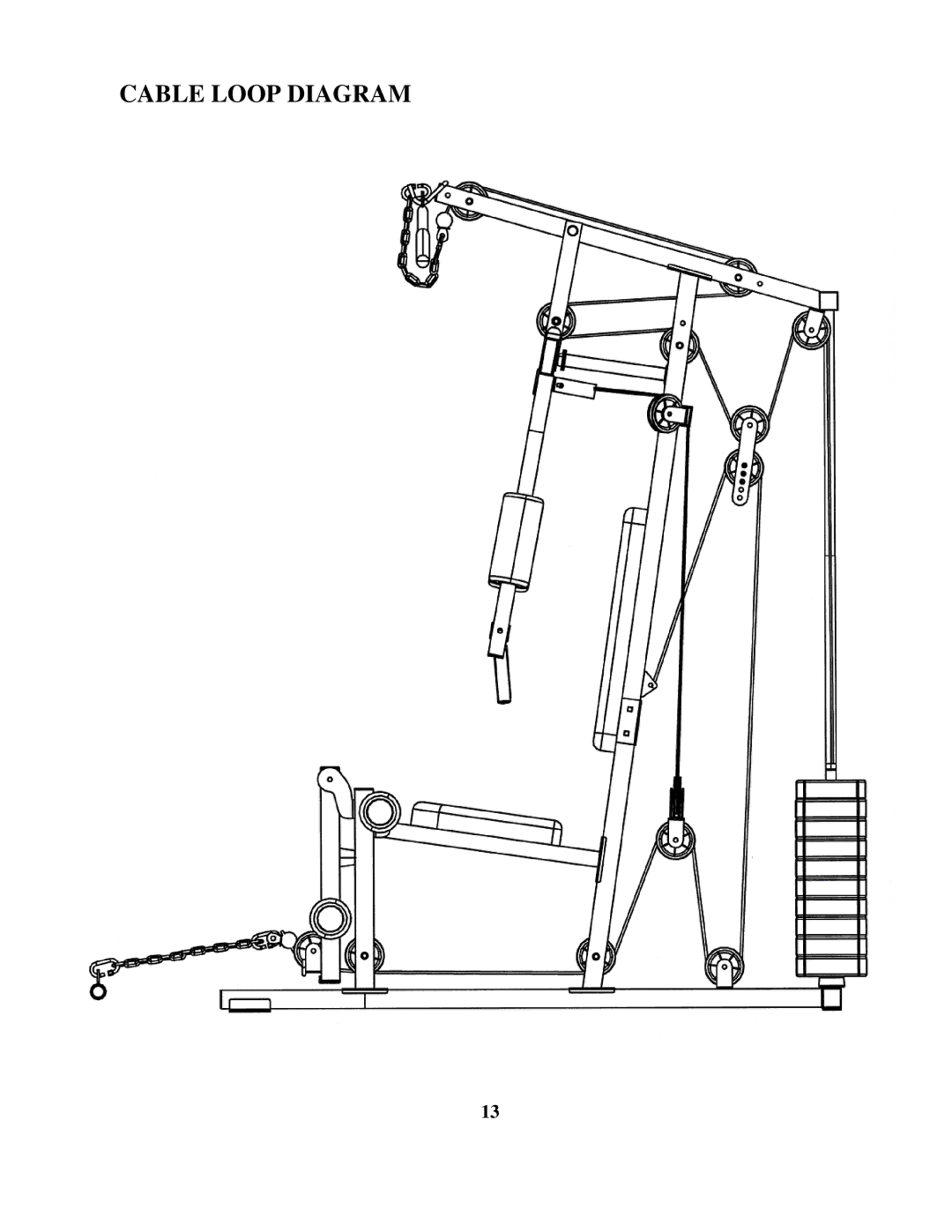 Impex MD-2109 manual Cable Loop Diagram 