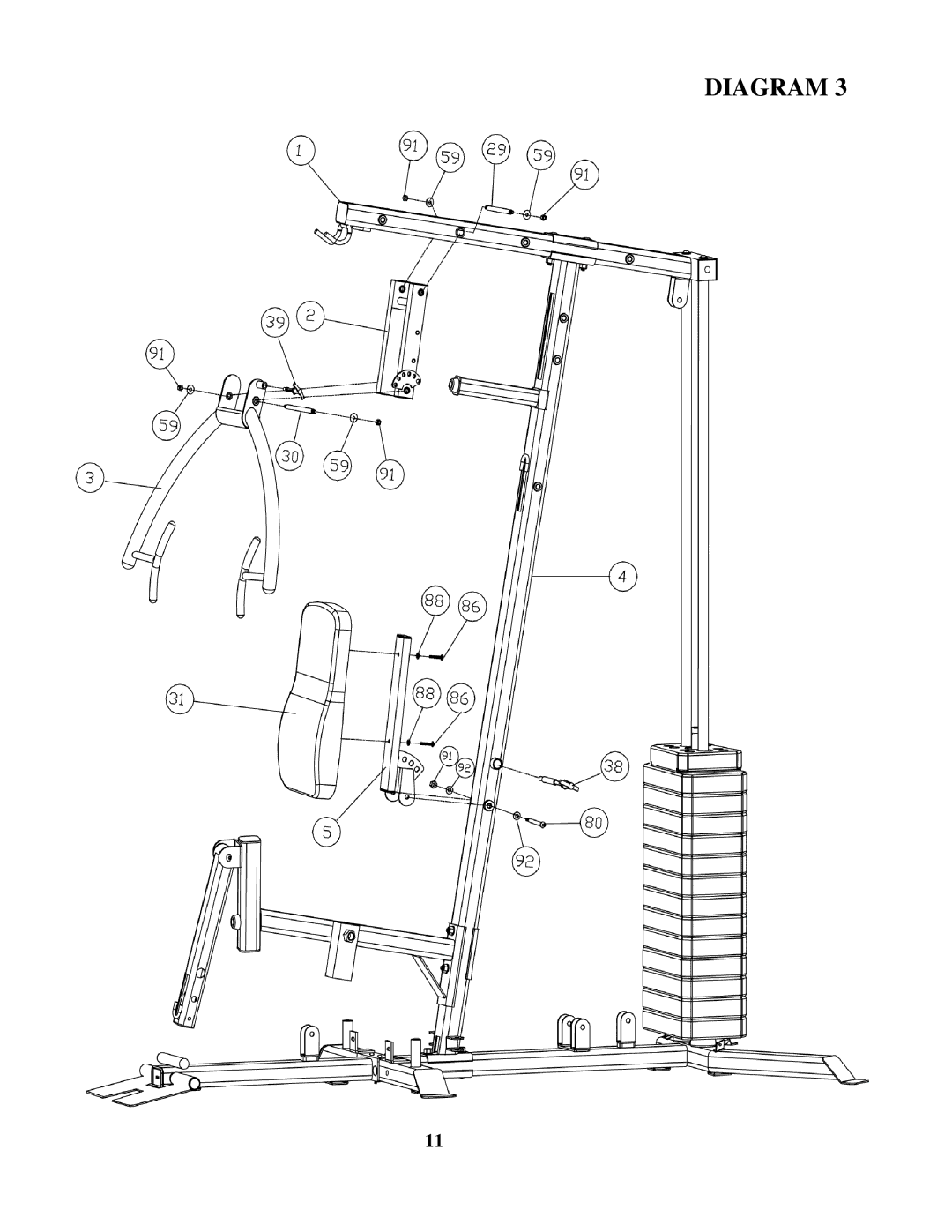 Impex MD-3400 manual Diagram 