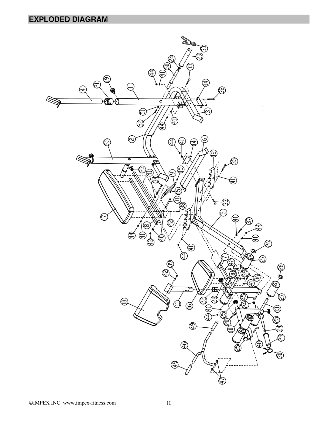 Impex MD-879 manual Exploded Diagram 