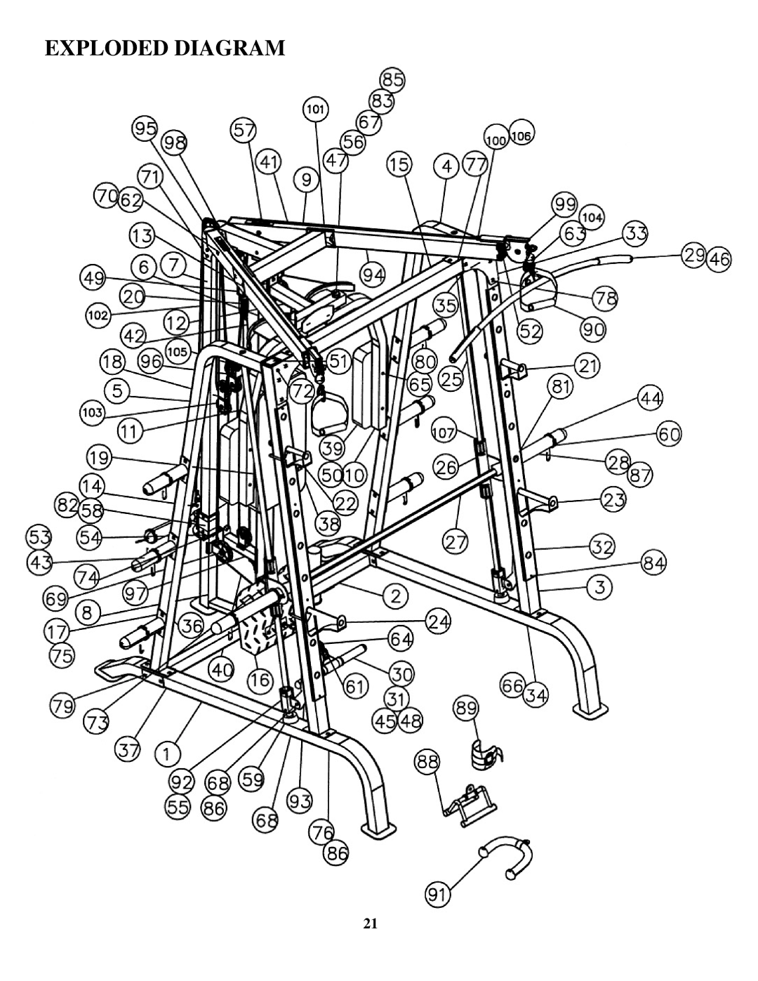 Impex MD-9010 manual Exploded Diagram 