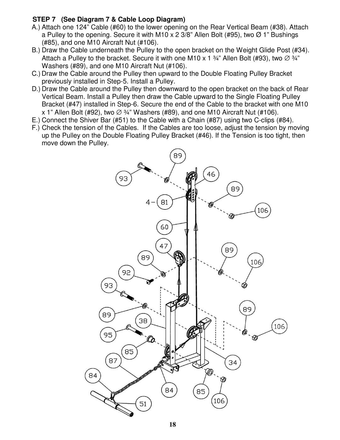 Impex MD-MXM6 manual See Diagram 7 & Cable Loop Diagram 