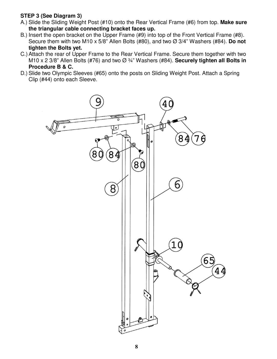 Impex MD-PWR-20 manual Procedure B & C 