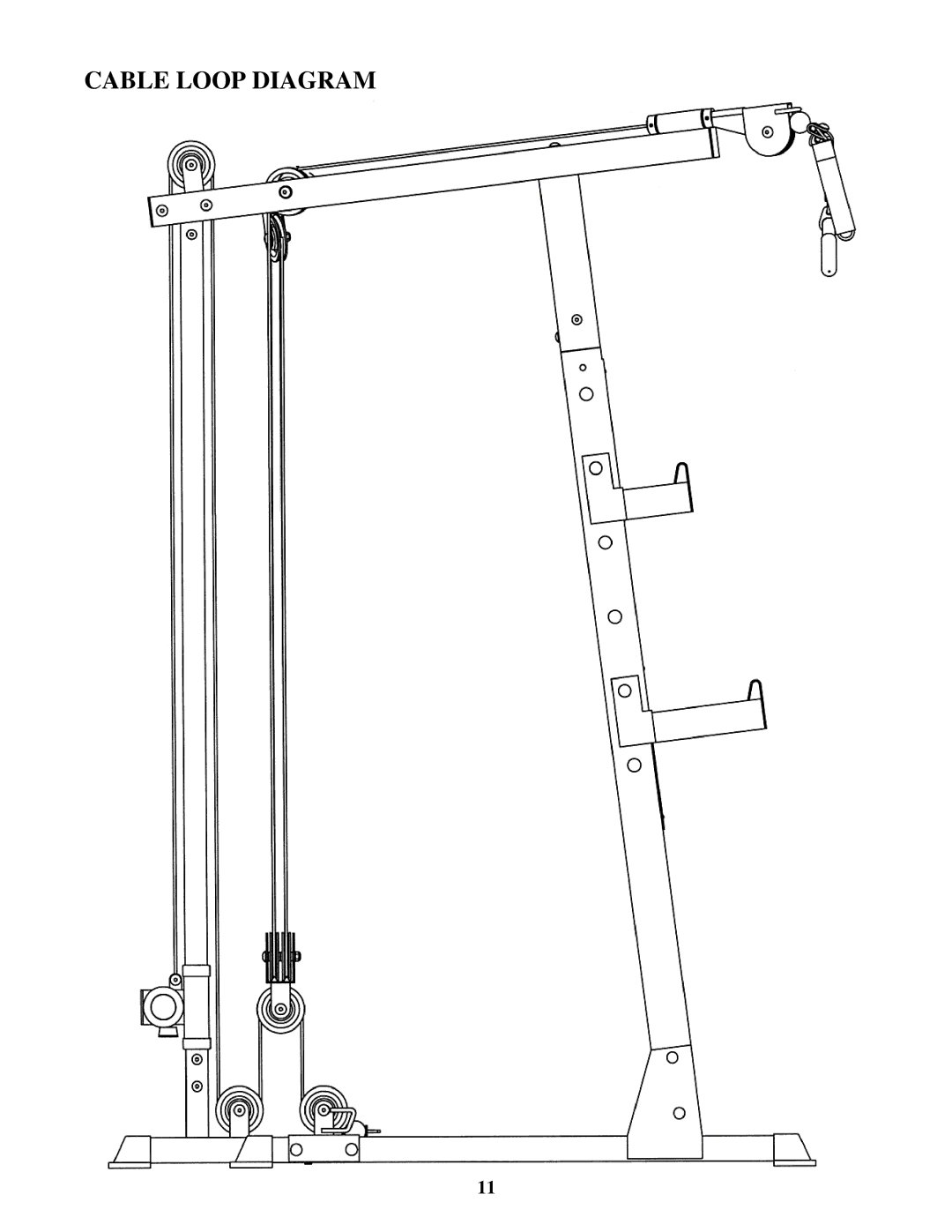 Impex MD PWR-8 manual Cable Loop Diagram 