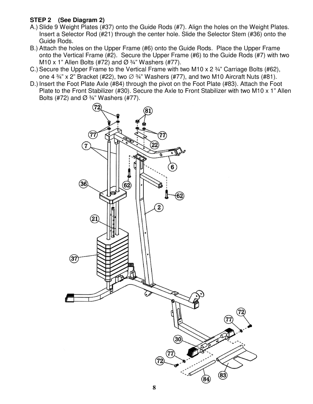 Impex MP 1100 manual See Diagram 