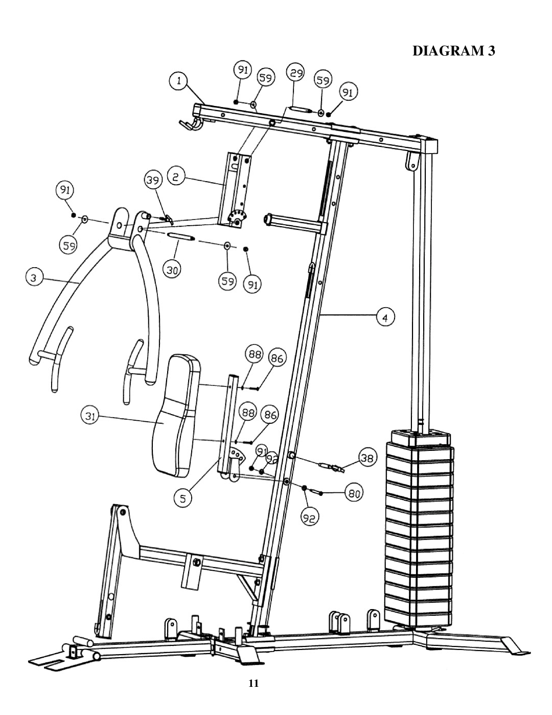 Impex MP-2105 manual Diagram 