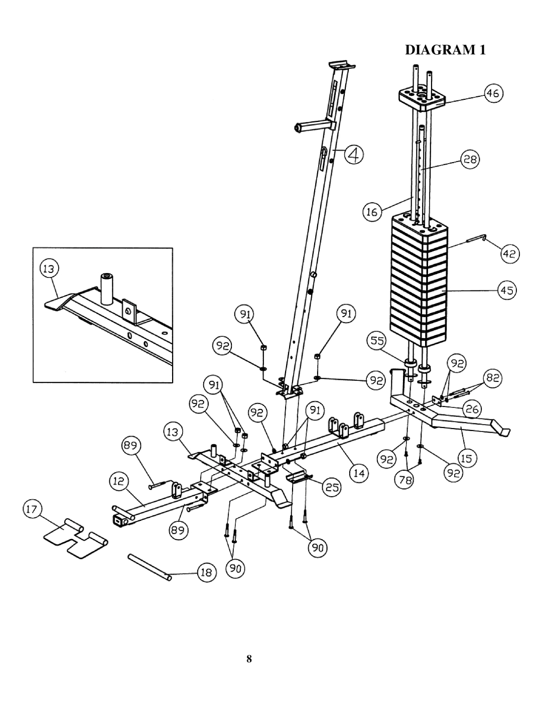 Impex MP-2105 manual Diagram 