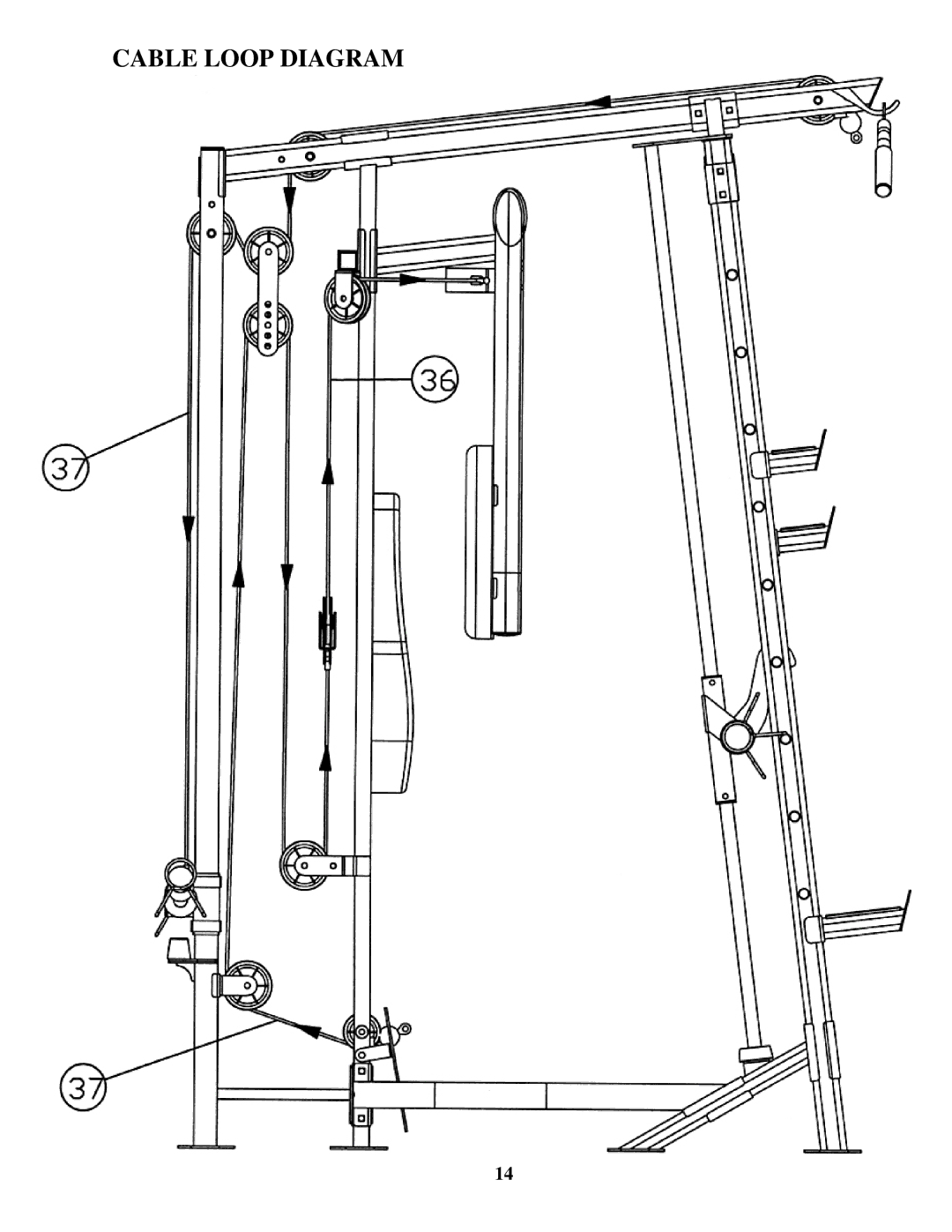 Impex MP-3105 manual Cable Loop Diagram 