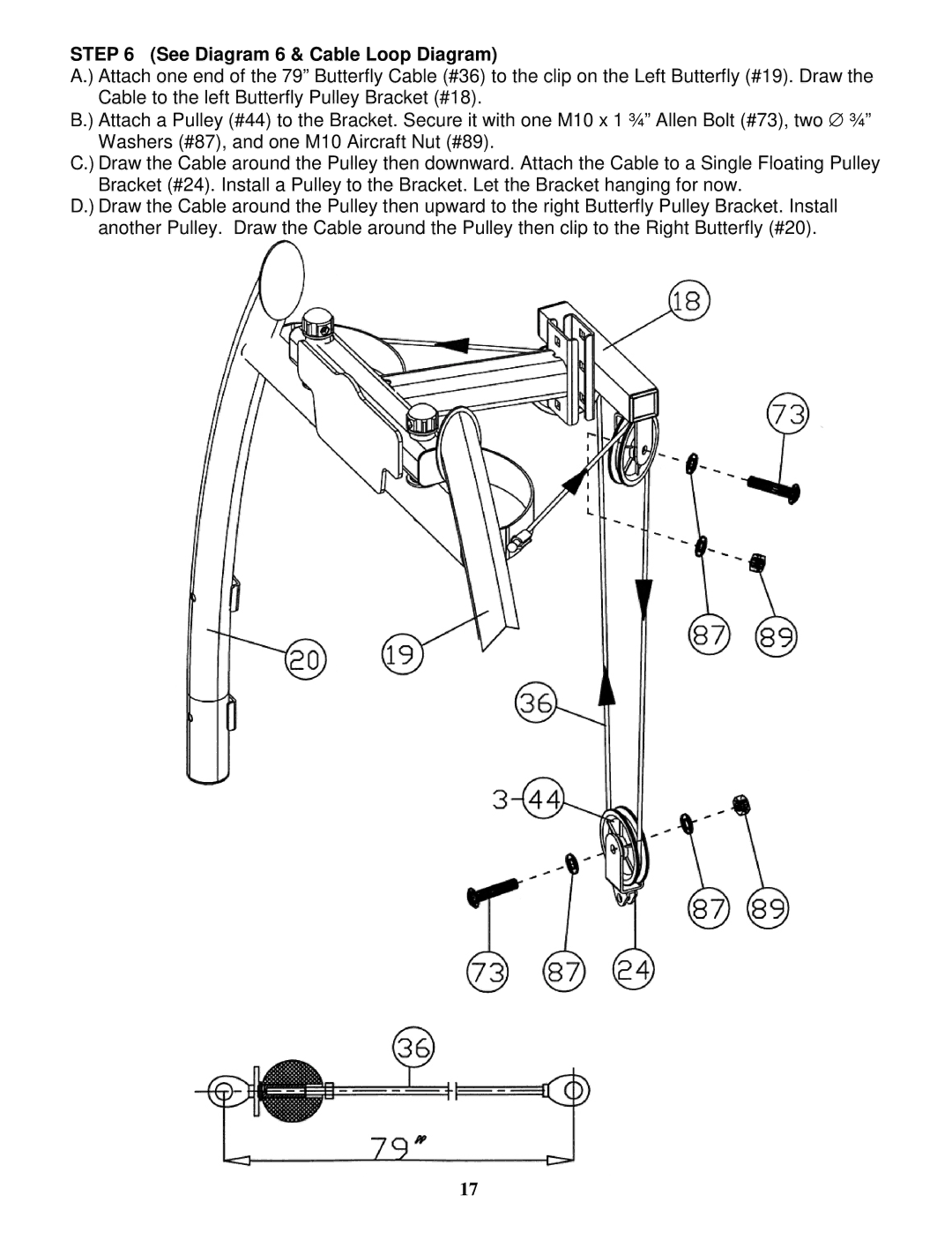 Impex MP-3105 manual See Diagram 6 & Cable Loop Diagram 