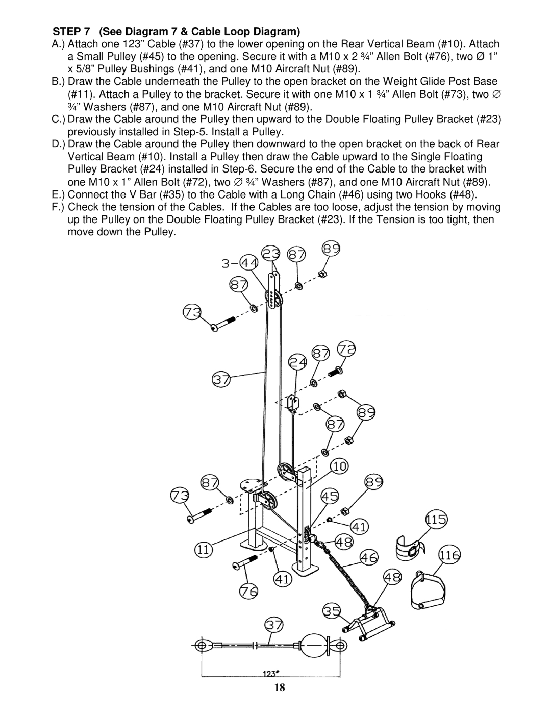 Impex MP-3105 manual See Diagram 7 & Cable Loop Diagram 